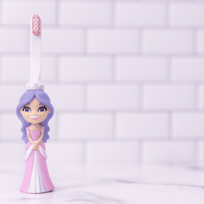 Princess Pearly Whites Toothbrush for Kids With Bonus Brush