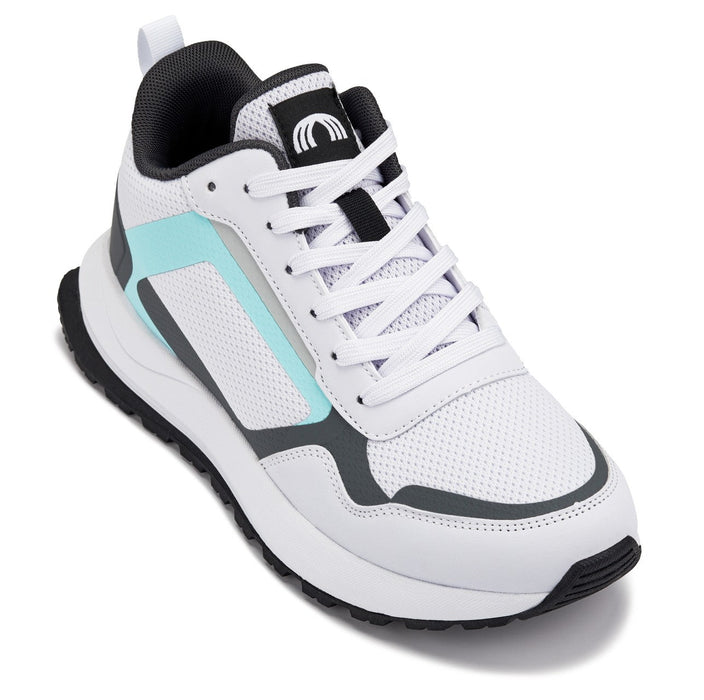 CALTO - Q151  - 2.4 Inches Taller (White/Grey) Trainers
