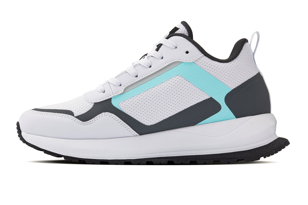 CALTO - Q151  - 2.4 Inches Taller (White/Grey) Trainers