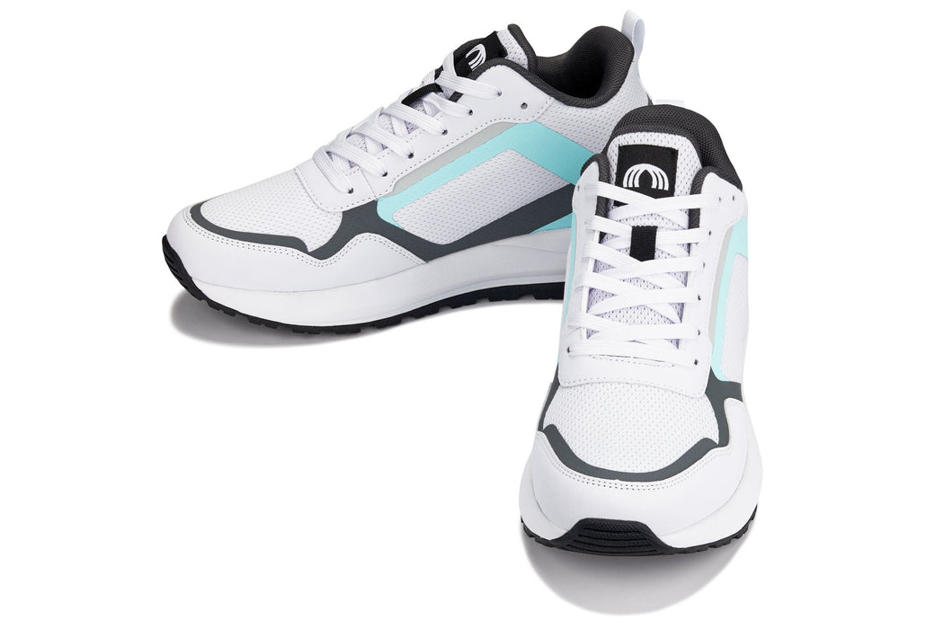 CALTO - Q151  - 2.4 Inches Taller (White/Grey) Trainers