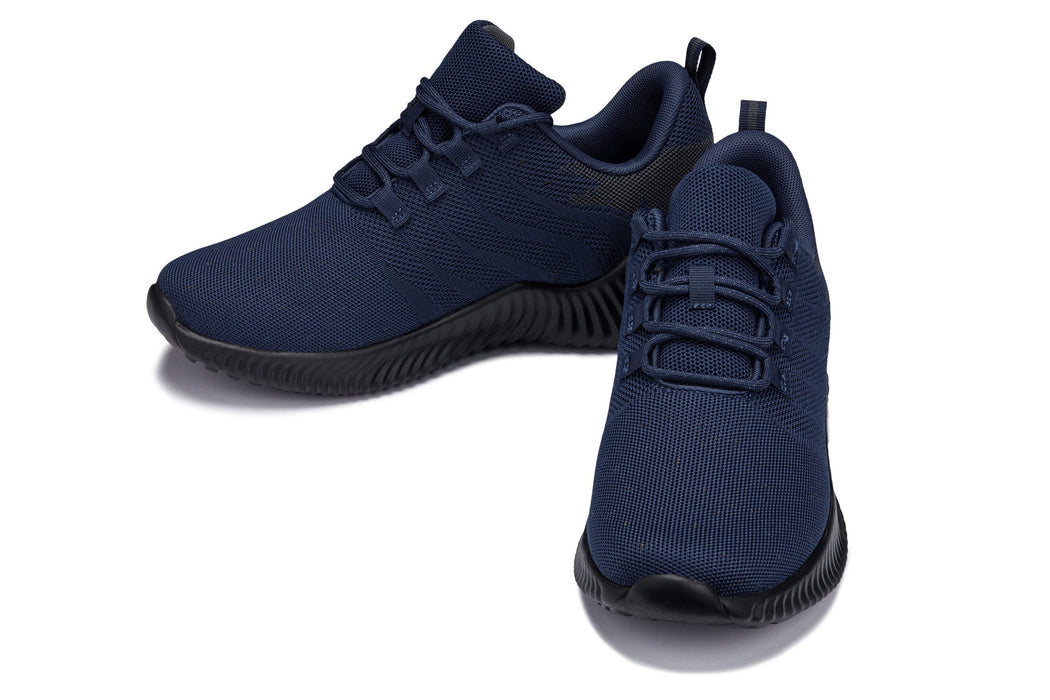 CALTO Q217 - Ultra Lightweight-2.4 Inches Taller (Navy/Grey) Sneakers