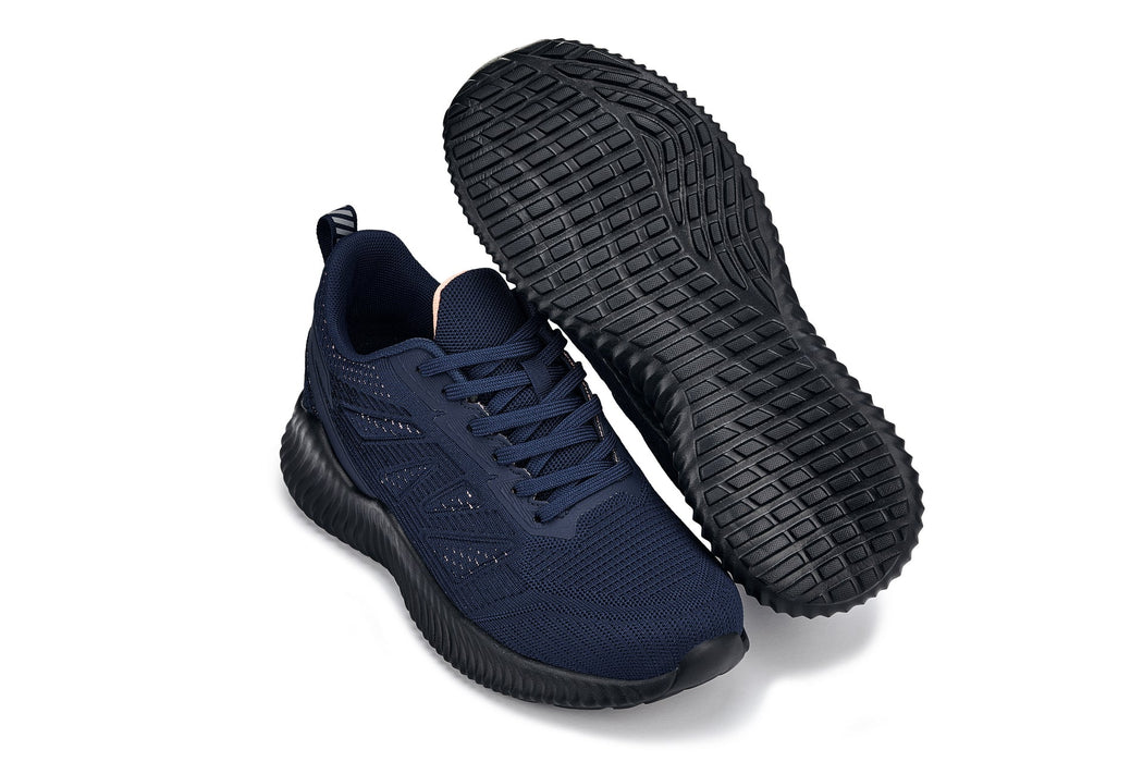 CALTO - 2.6 Inches Taller (Navy/Coral) - Lightweight Sporty Sneakers