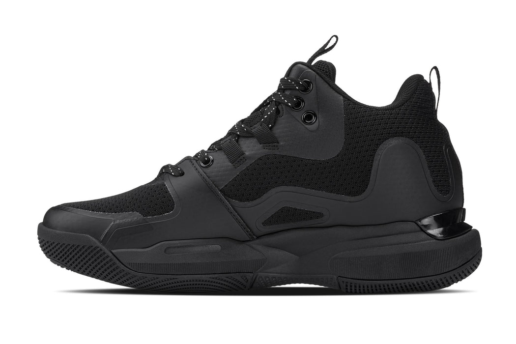 CALTO - 3 Inches Taller (Black) - Basketball High-Top Sneakers