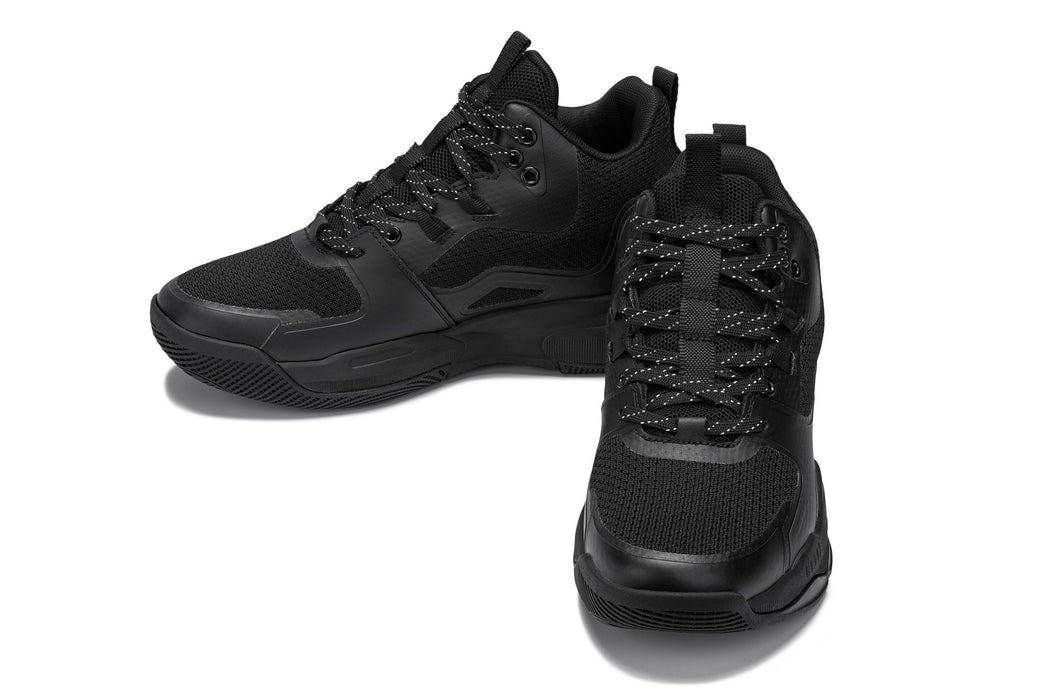 CALTO - 3 Inches Taller (Black) - Basketball High-Top Sneakers