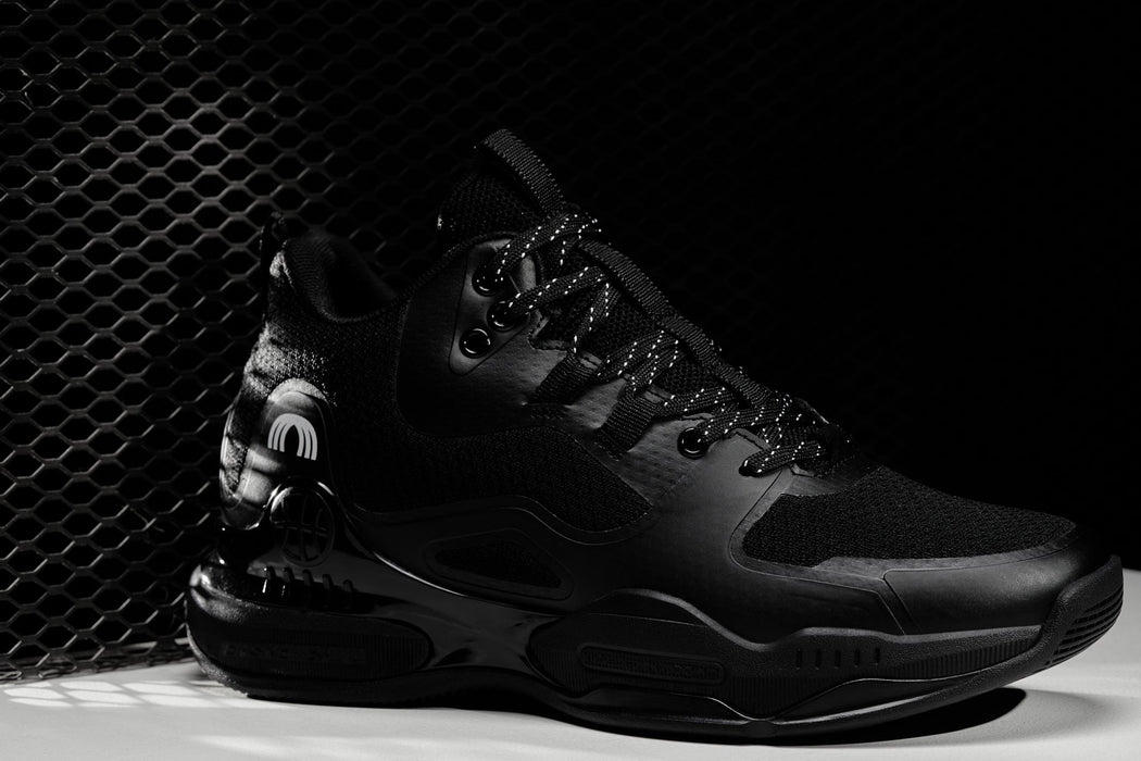 CALTO - 3 Inches Taller (Black) - Basketball High-Top Sneakers