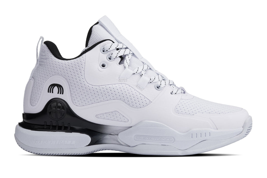 CALTO  3 Inches Taller (White/Black) - Basketball Sneakers