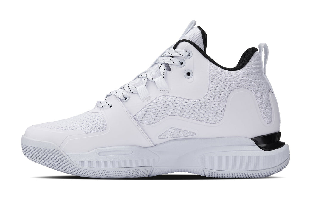 CALTO  3 Inches Taller (White/Black) - Basketball Sneakers