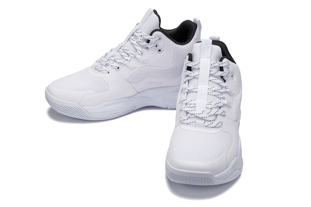 CALTO  3 Inches Taller (White/Black) - Basketball Sneakers