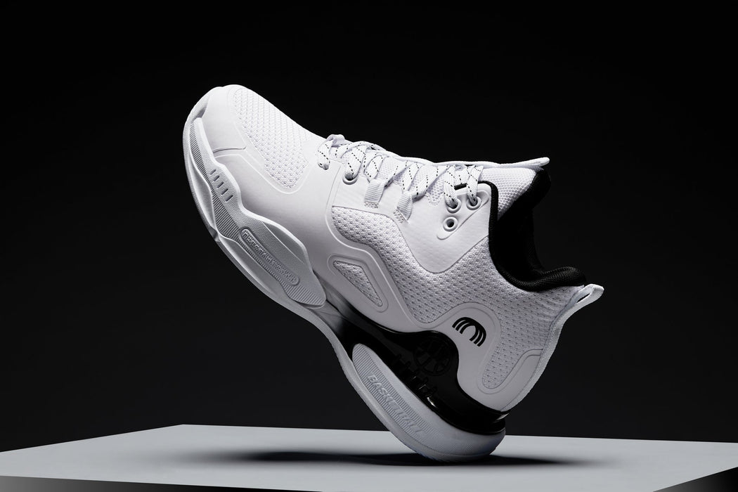 CALTO  3 Inches Taller (White/Black) - Basketball Sneakers