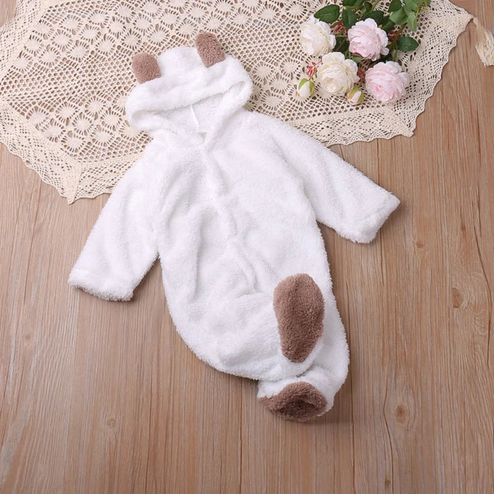 Humor Bear Long Sleeve Baby Rompers