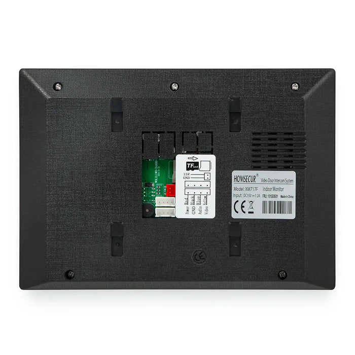 HOMSECUR 7" HD Video Door Phone Intercom Auto Snapshot System