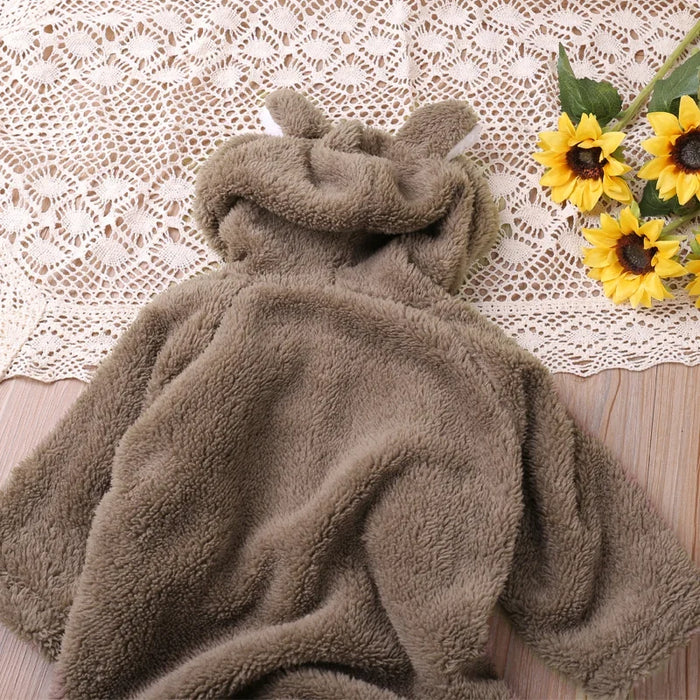 Humor Bear Long Sleeve Baby Rompers