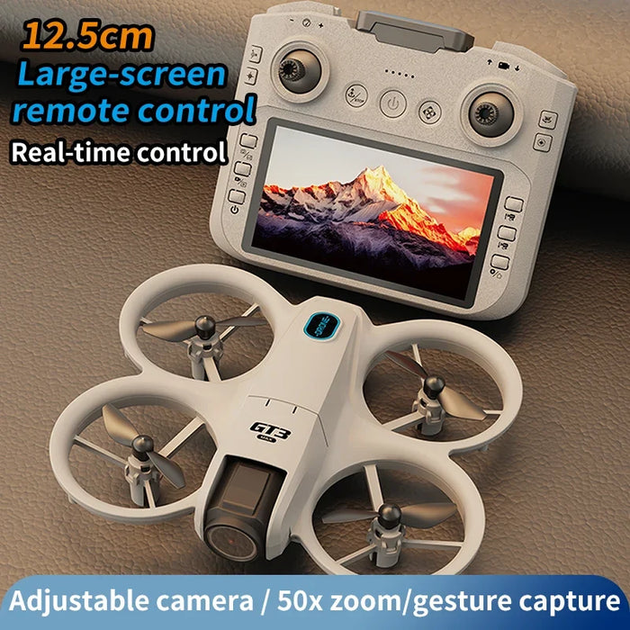 New GT3 MAX Drone 8K HD 4.3" Remote Control 360° Flip