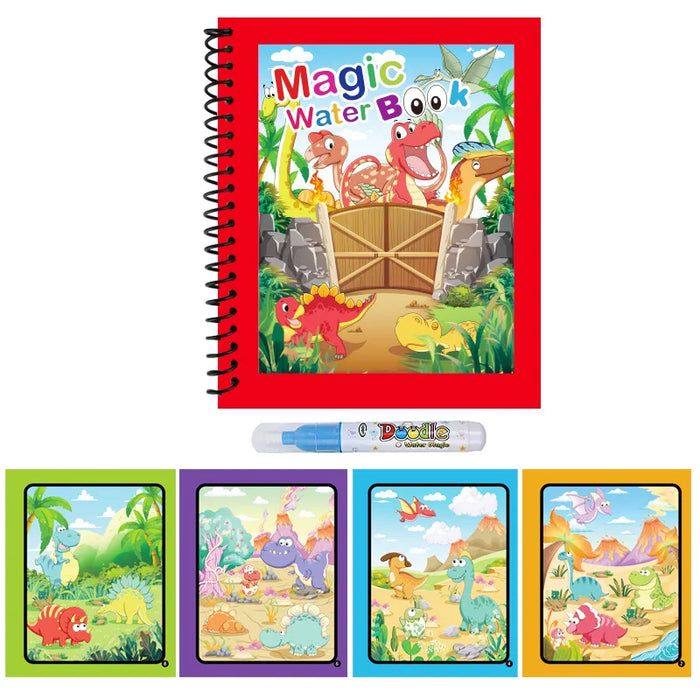 1PC Children Drawing Coloring Books Magic Water Drawing Book Reusable Water Drawing Book