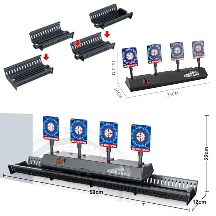Automatic Reset Electronic Target for Nerf & BB Blasters