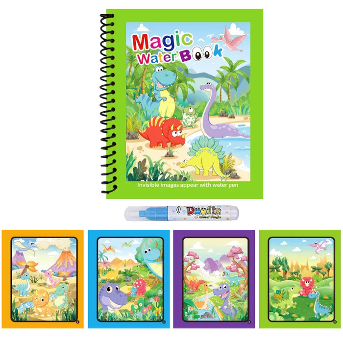 1PC Children Drawing Coloring Books Magic Water Drawing Book Reusable Water Drawing Book