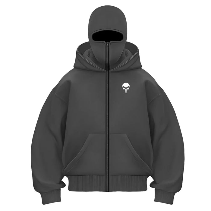 Men's Balaclava Half Zip Hoodie