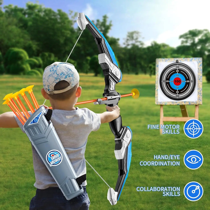 Kids LED Light-Up Archery Set