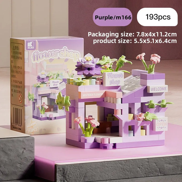 Christmas Micro Building Block Set | Santa and Reindeer Puzzle Toy