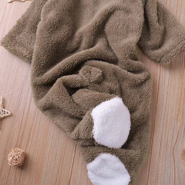 Humor Bear Long Sleeve Baby Rompers