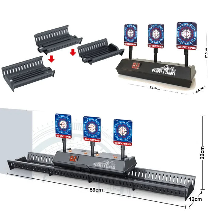 Automatic Reset Electronic Target for Nerf & BB Blasters