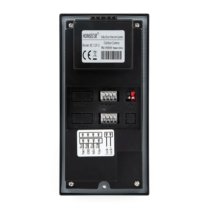 HOMSECUR 7" HD Video Door Phone Intercom Auto Snapshot System