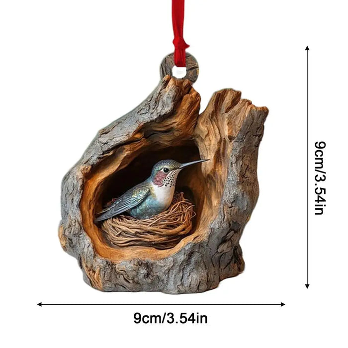 Charming 3D-Effect Animal Christmas Tree Ornaments (2D Flat Acrylic)