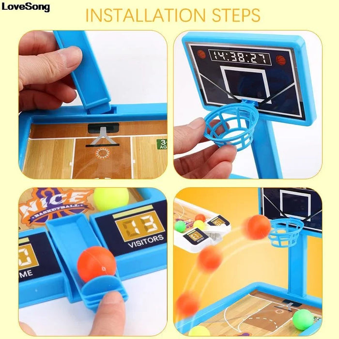 Mini Basketball Shooting Game | Desktop Sports Toy for Kids