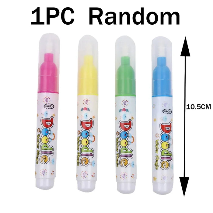 1PC Children Drawing Coloring Books Magic Water Drawing Book Reusable Water Drawing Book