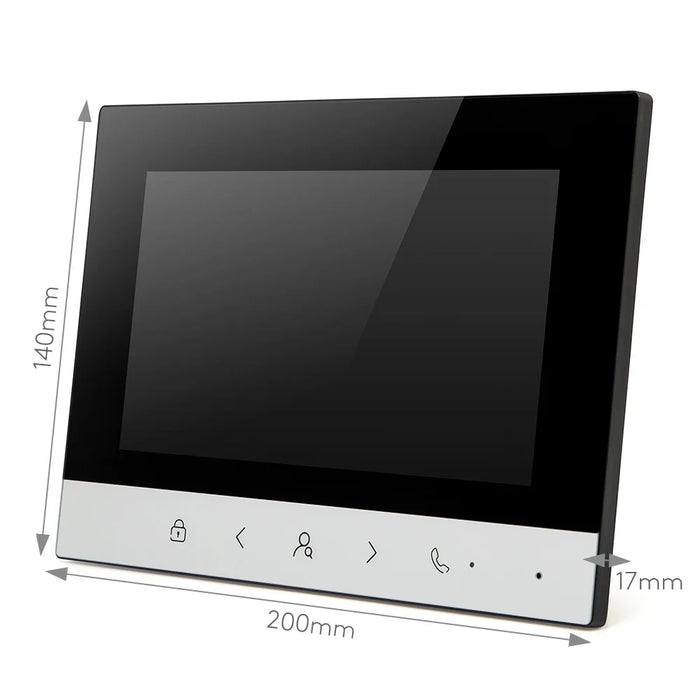 HOMSECUR 7" HD Video Door Phone Intercom Auto Snapshot System