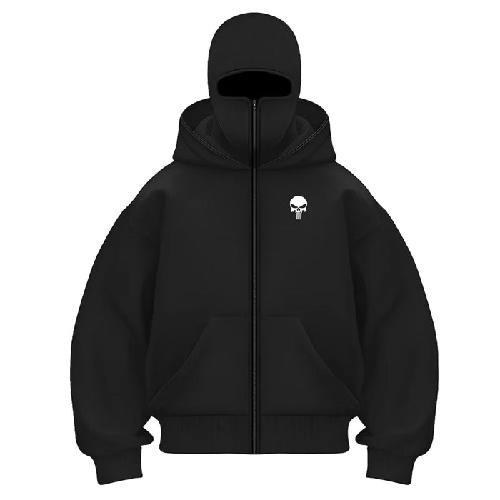 Men's Balaclava Half Zip Hoodie