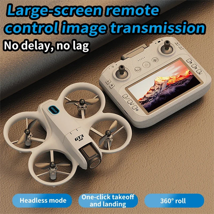 New GT3 MAX Drone 8K HD 4.3" Remote Control 360° Flip