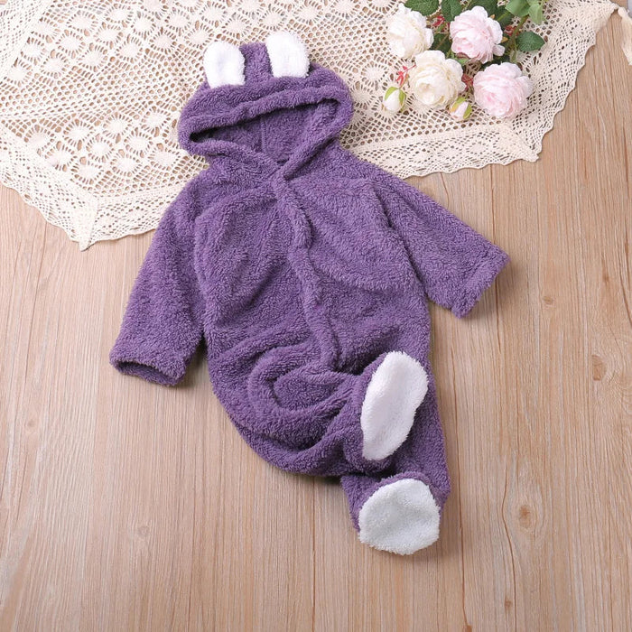 Humor Bear Long Sleeve Baby Rompers