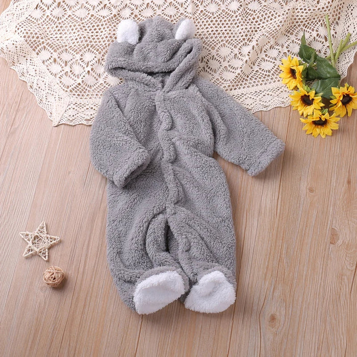 Humor Bear Long Sleeve Baby Rompers