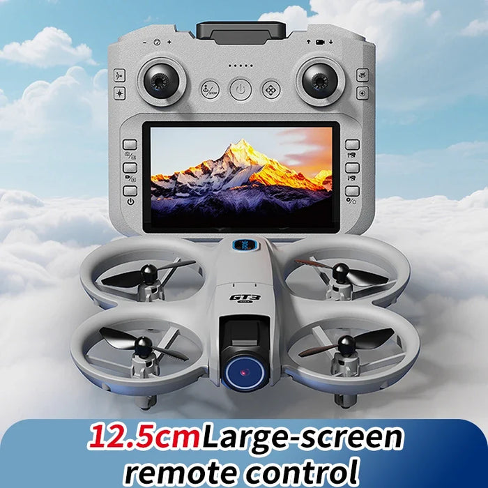 New GT3 MAX Drone 8K HD 4.3" Remote Control 360° Flip
