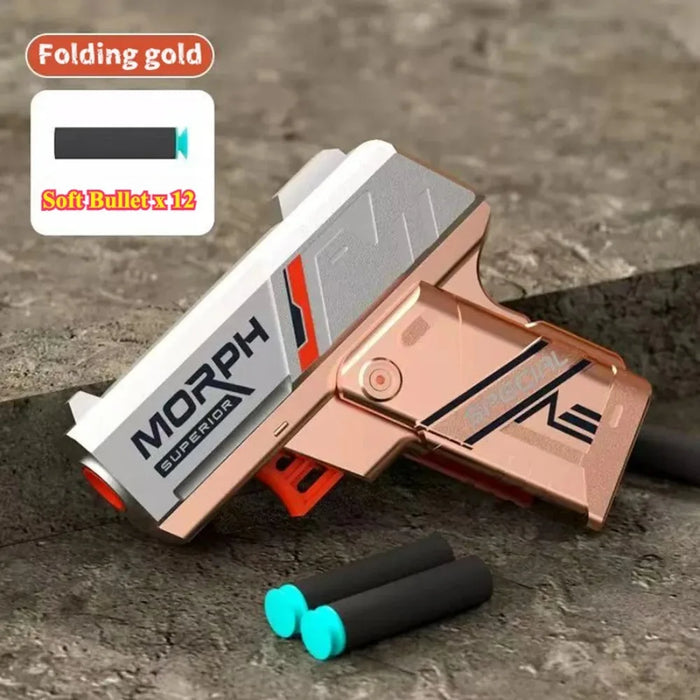 Mini Shell Soft Bullet Launcher Toy Gun