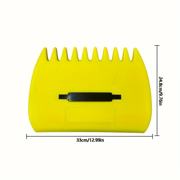 Handheld Garden Rake - Compact Hand Rake for Yard & Lawn Debris, Indoor & Outdoor Gardening Tool