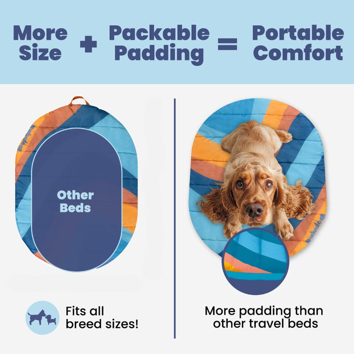 Travel Dog Bed - Foldable & Packable for Travel