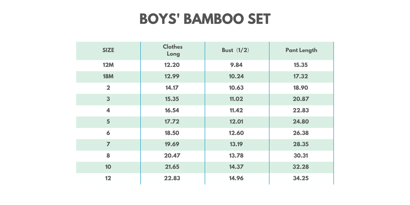 Kids Christmas Bamboo Pajama Set