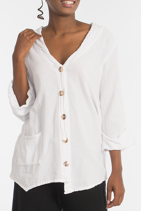 Tammy-Jacket/Top 100% Cotton Gauze