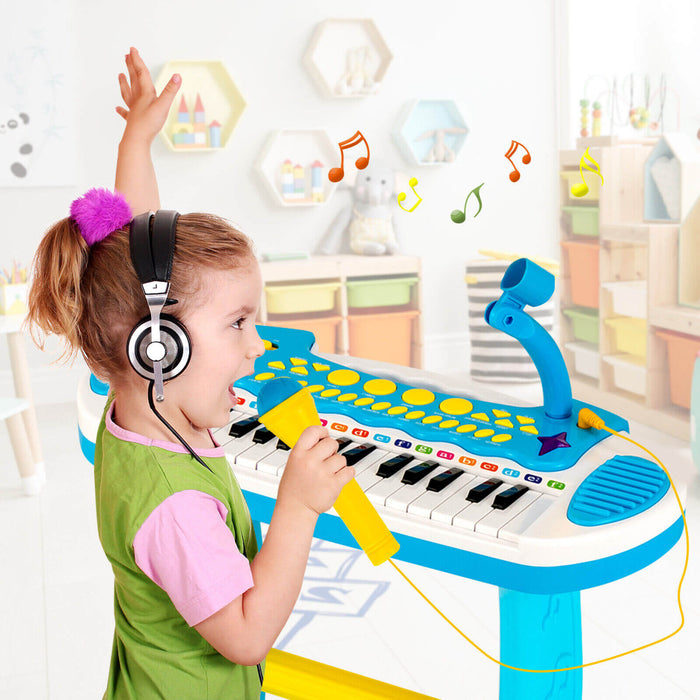 31-Key Kids Piano Keyboard Toy with Microphone