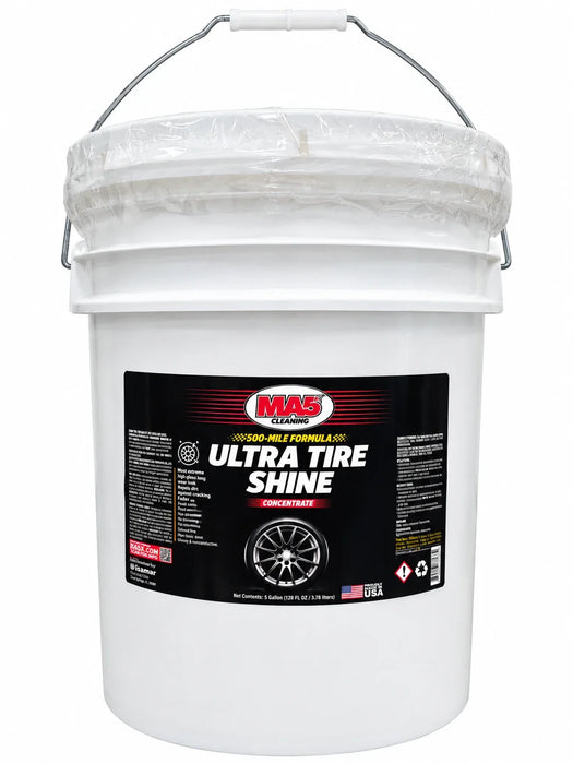 MA5X Ultra Tire Shine: Non-Sling Wet Look Dressing
