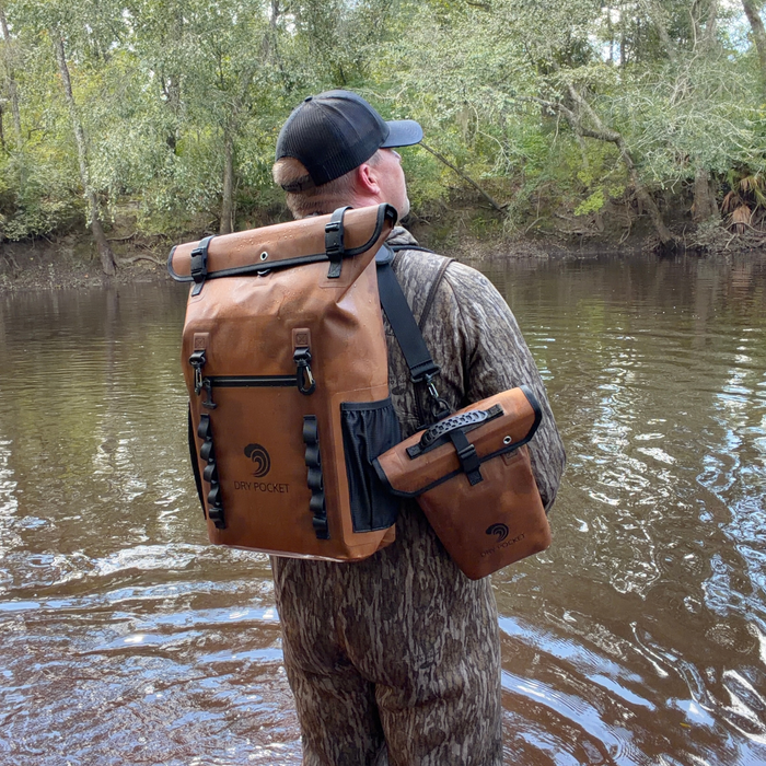 Waterproof Floating Dry Bag / Shell Bag – Coyote Brown