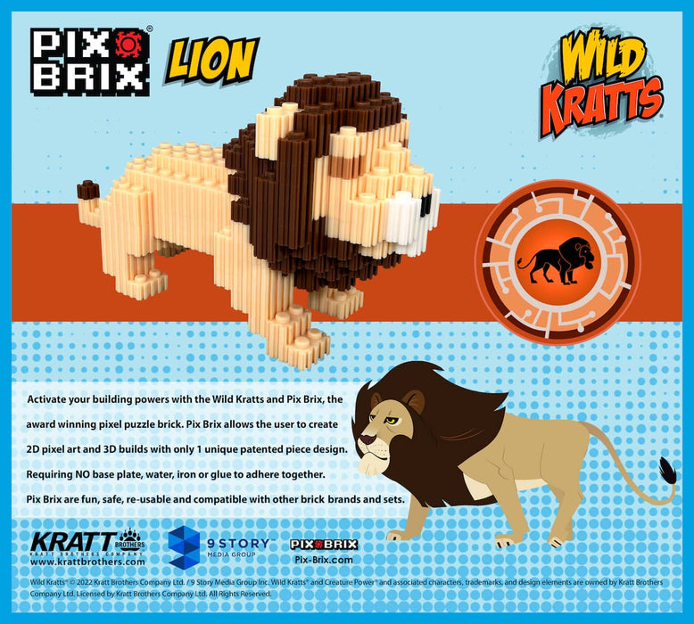 Pix Brix Lion - Wild Kratts