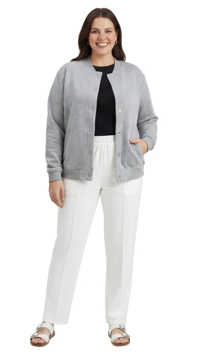 Women's Snap Up Jacket with Patch Pockets