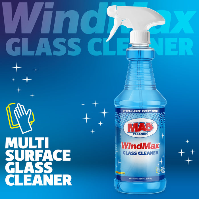 MA5X WindMax Pro Glass Cleaner | Streak-Free, Ammonia-Free Formula