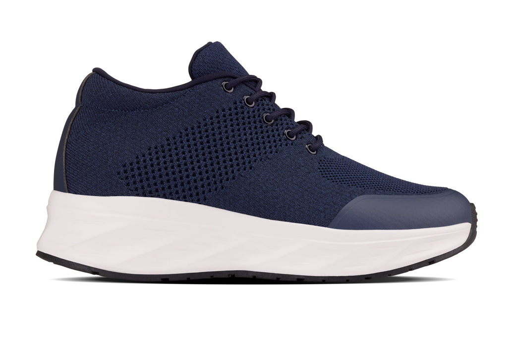 CALTO - 2.8 Inches Taller (Navy/White Sole) - Lightweight Sporty Sneakers