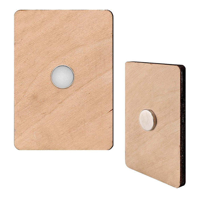 Turkey Decorative Eco Wood Magnets Set of 6 by G. Debrekht - Thanksgiving Decor - 8090027G-S6