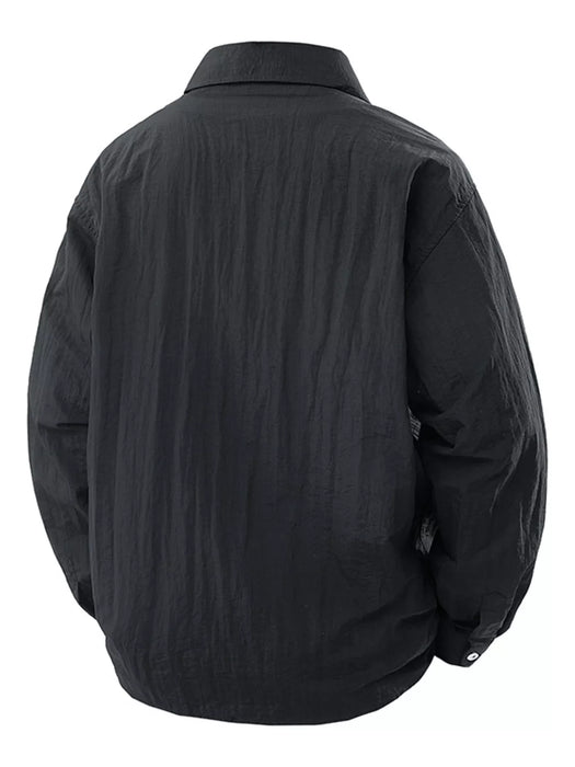 Men's Plus Size Lightweight Button-Down Shirt