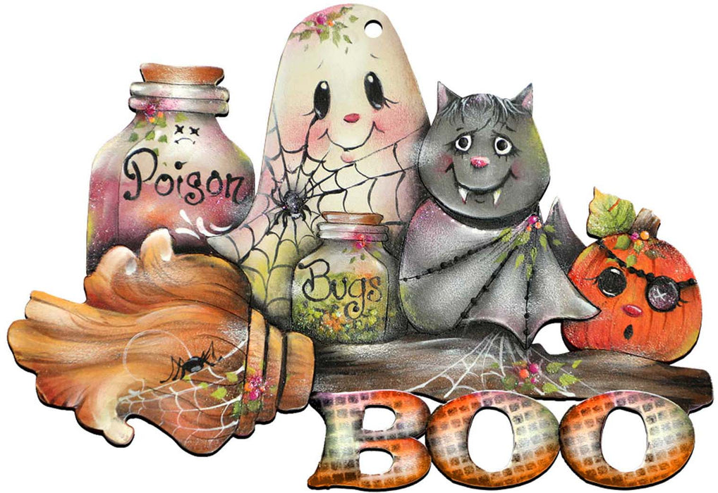 Brunhilda's Broom! Halloween Door Decor by Jamie Mills-Price - Halloween Decor - 8457411H